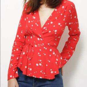 Rolla’s Dancer Wrap Blouse